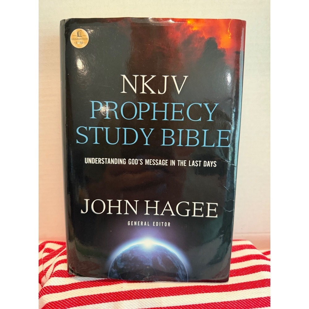 NKJV Prophecy Study Bible John Hagee Thomas Nelson Hardcover 9780718080723